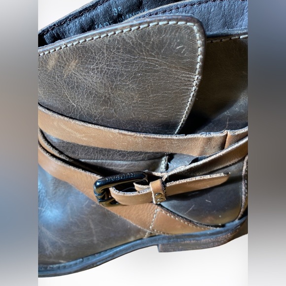 NEW Rudsak Leather Ankle Boots Brown Size 38 - Picture 8 of 11